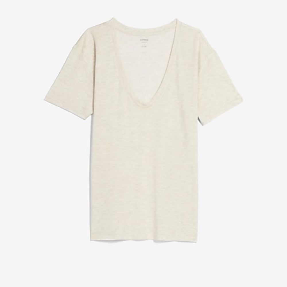 Express Soft V Neck Relaxed Tee New w/ tags Medium - Picture 2 of 3